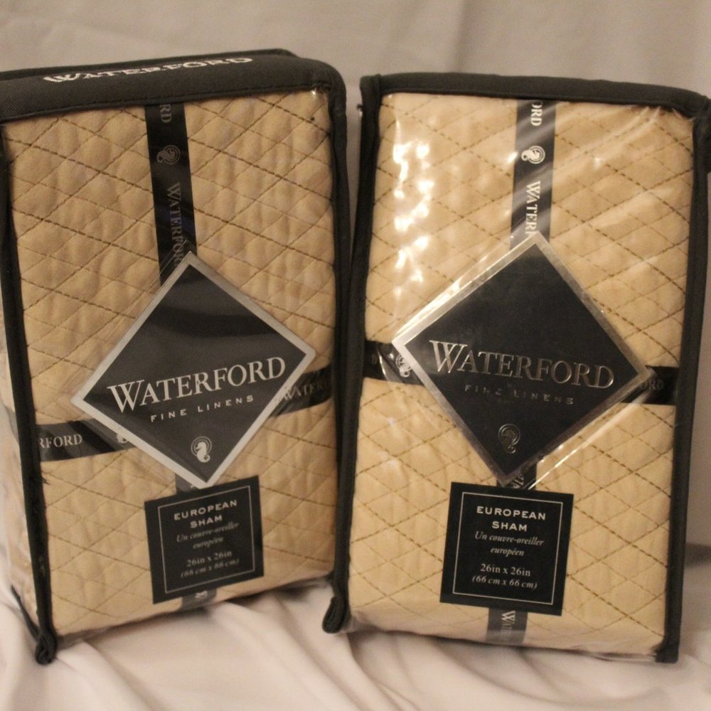WATERFORD Ansonia European Shams 26 in x26 in (Pair)